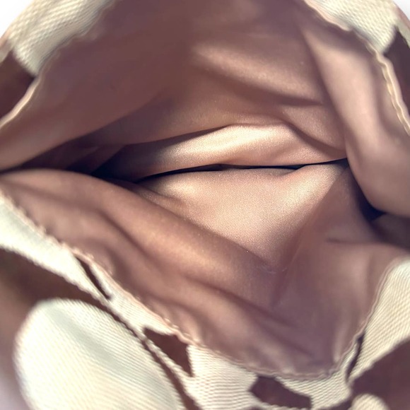 COACH Signature 40758 Crossbody Bag Canvas Leather Brown White Swingpack - Picture 13 of 14